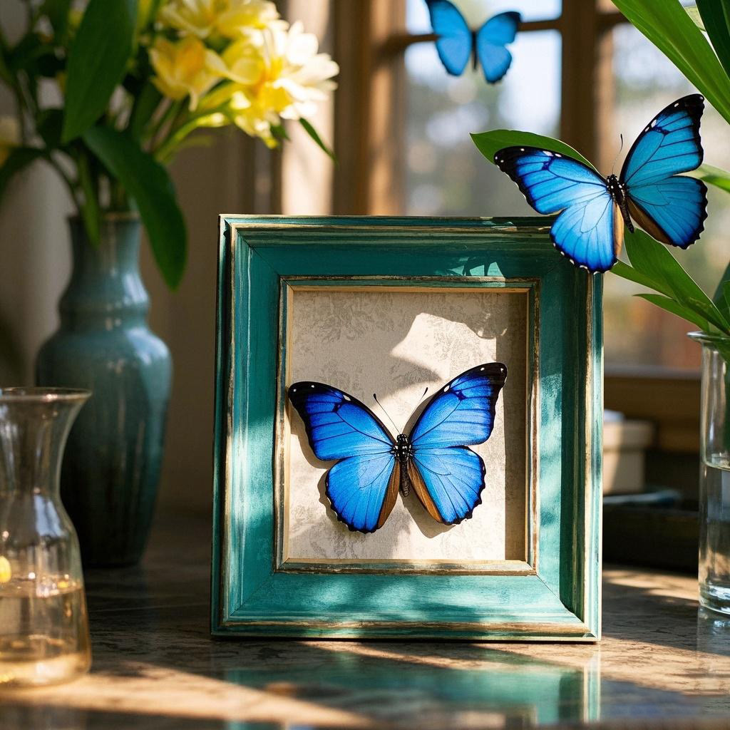 Why Do Morpho Butterflies Glow?